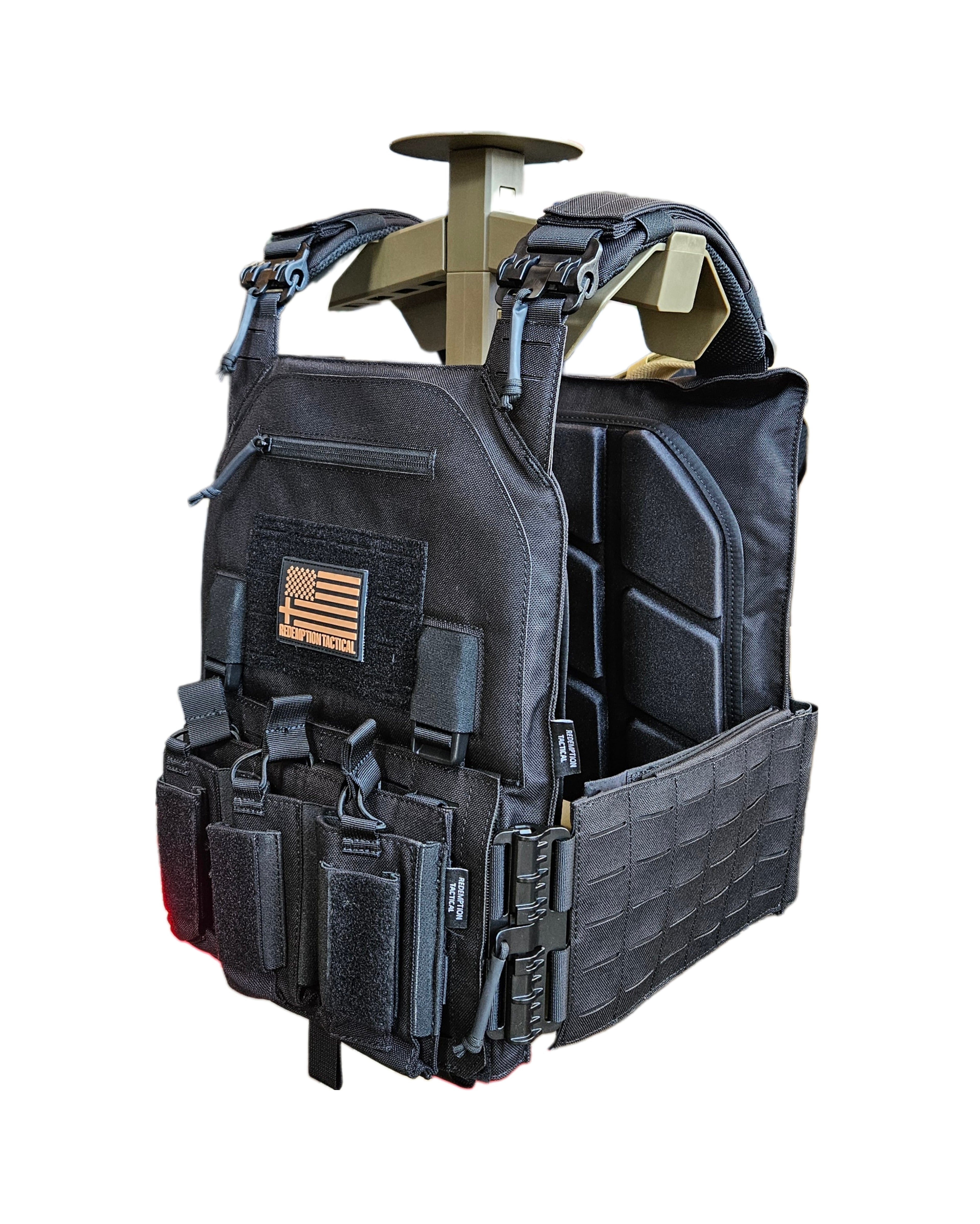Redemption Tactical® "CRUSADER 2.0 XL” V4 Plate Carrier Vest with Side Cummerbund
