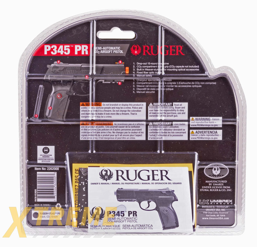 RUGER P345PR - BLACK