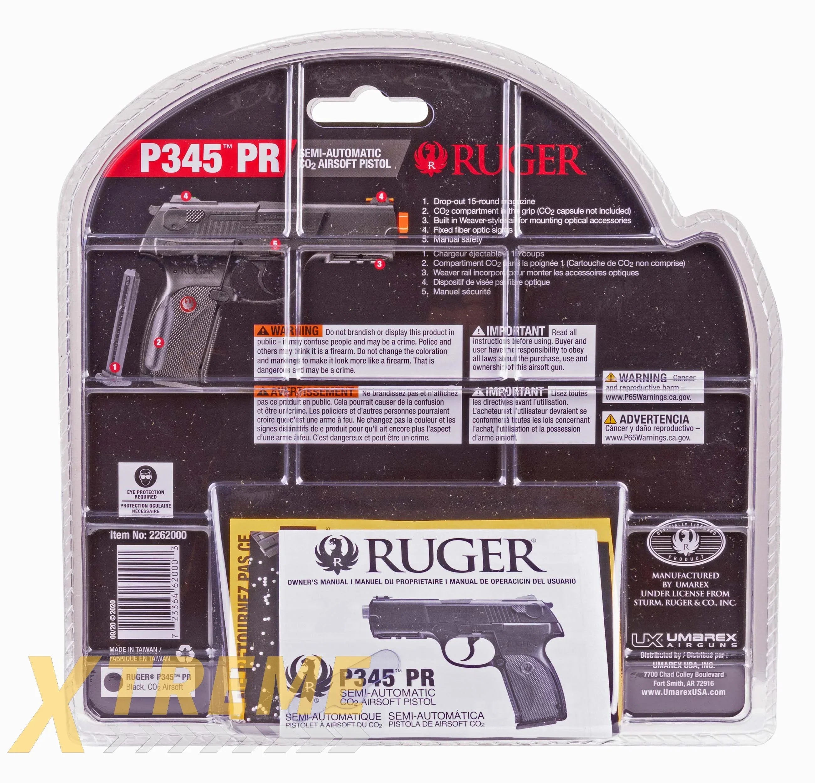 RUGER P345PR - BLACK