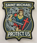 Saint Michael Protect Us - Colored - PVC Patch