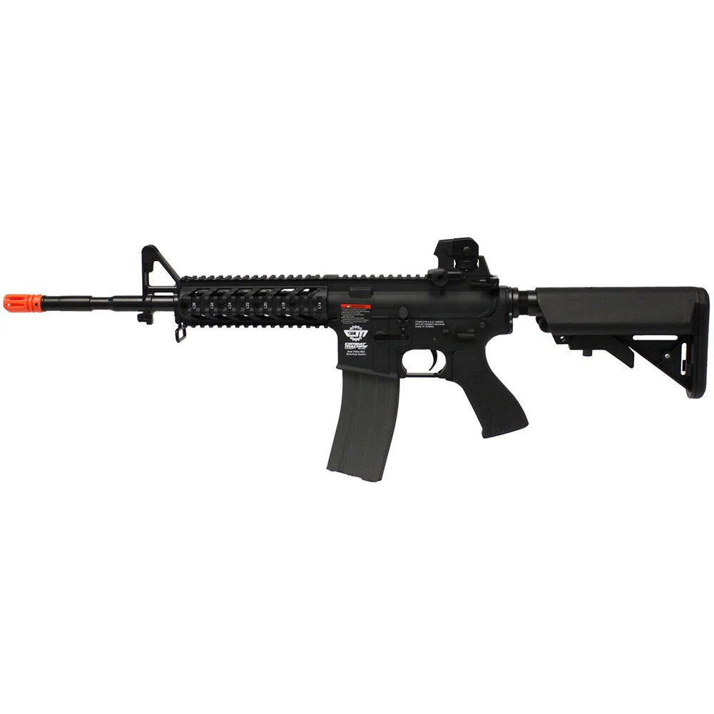 G&G COMBAT MACHINE M4 RAIDER AIRSOFT AEG RIFLE - BLACK