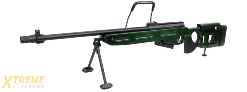 S&T SV-98 Spring Power Airsoft Rifle - (Real Wood/Green)