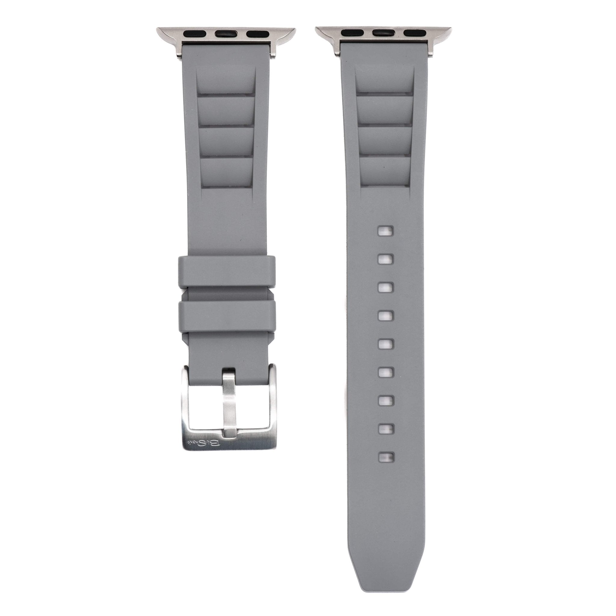 Shark Gill Rubber Band – For Apple Watch - Gray