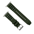 Shark Gill Rubber Band – For Apple Watch - Green