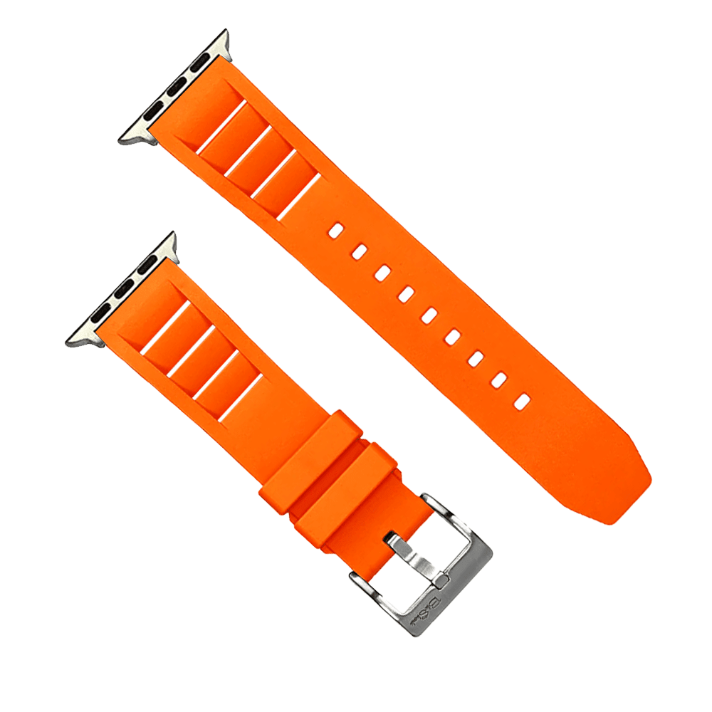 Shark Gill Rubber Band – For Apple Watch - Orange