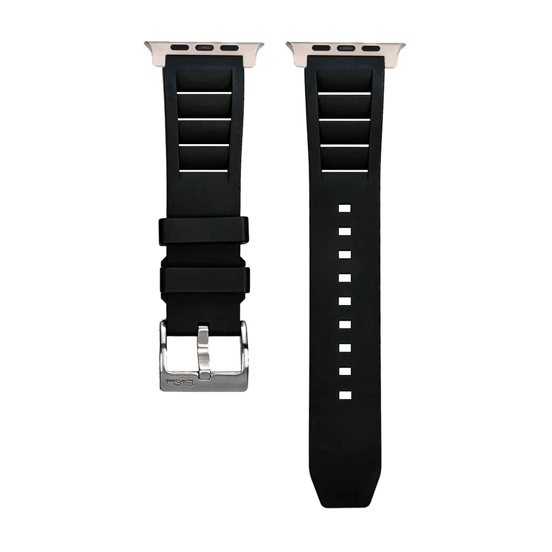 Shark Gill Rubber Band - For Apple Watch ULTRA - Black