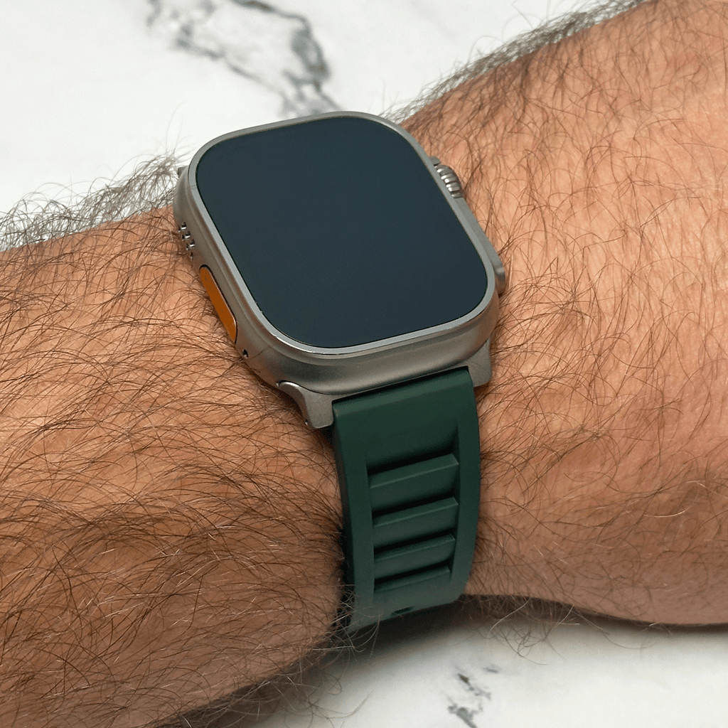 Shark Gill Rubber Band - For Apple Watch ULTRA - Green