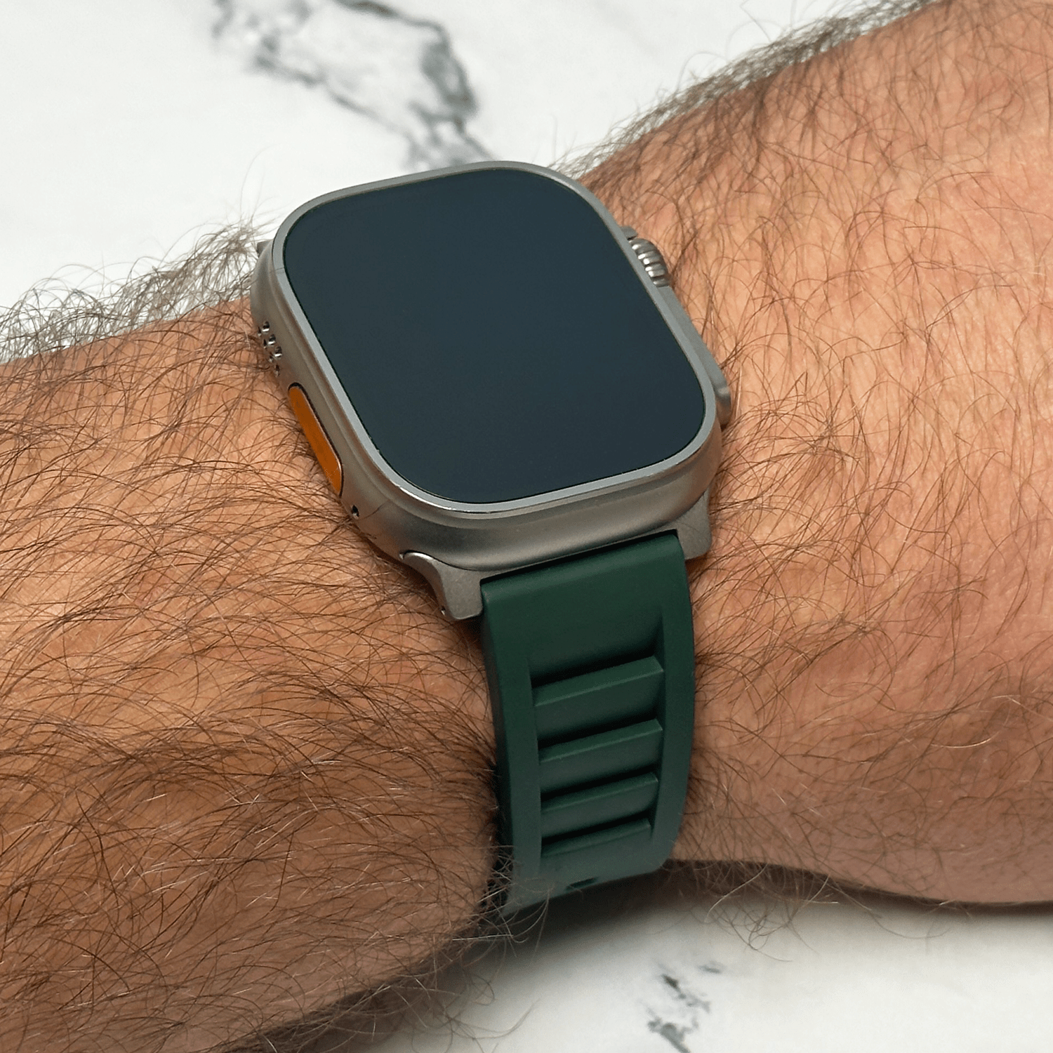 Shark Gill Rubber Band - For Apple Watch ULTRA - Green