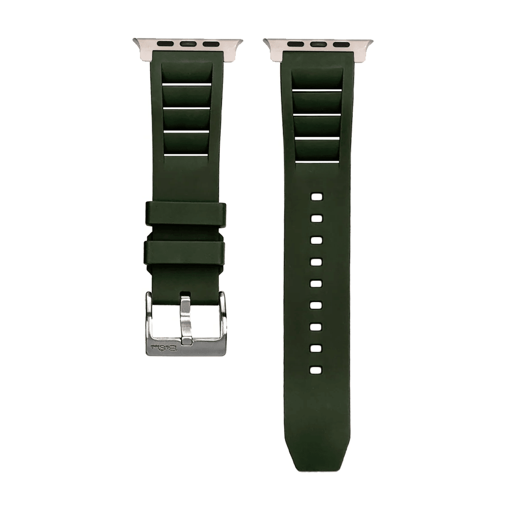 Shark Gill Rubber Band - For Apple Watch ULTRA - Green