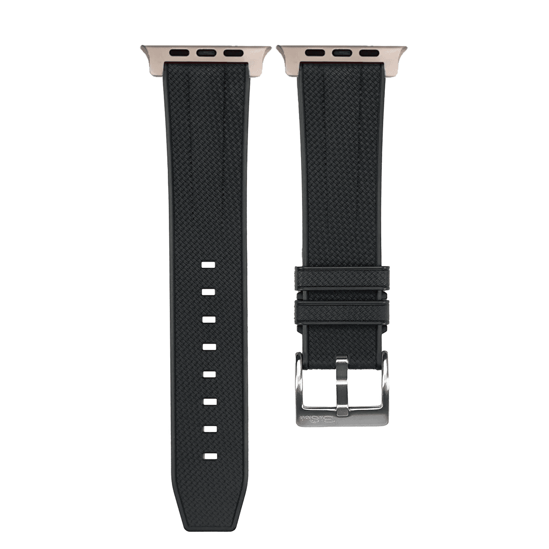 Shark Skin Rubber Band - For Apple Watch ULTRA - Black