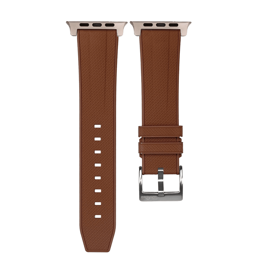 Shark Skin Rubber Band - For Apple Watch ULTRA - Brown