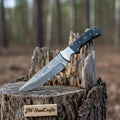 Sheffield Pattern Bowie Knife Damascus Clip Point Handmade JW SteelCrafts