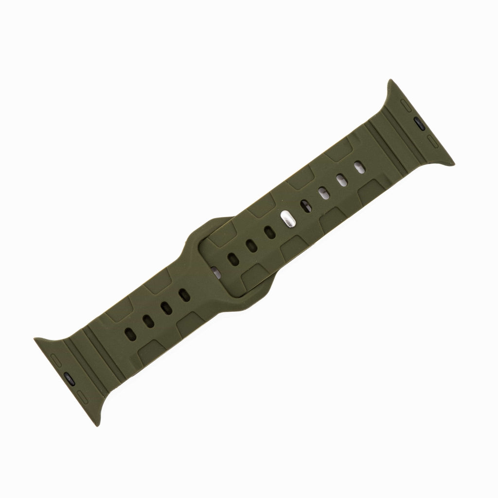 Silicone All-Terrain Band - For Apple Watch - Army Green