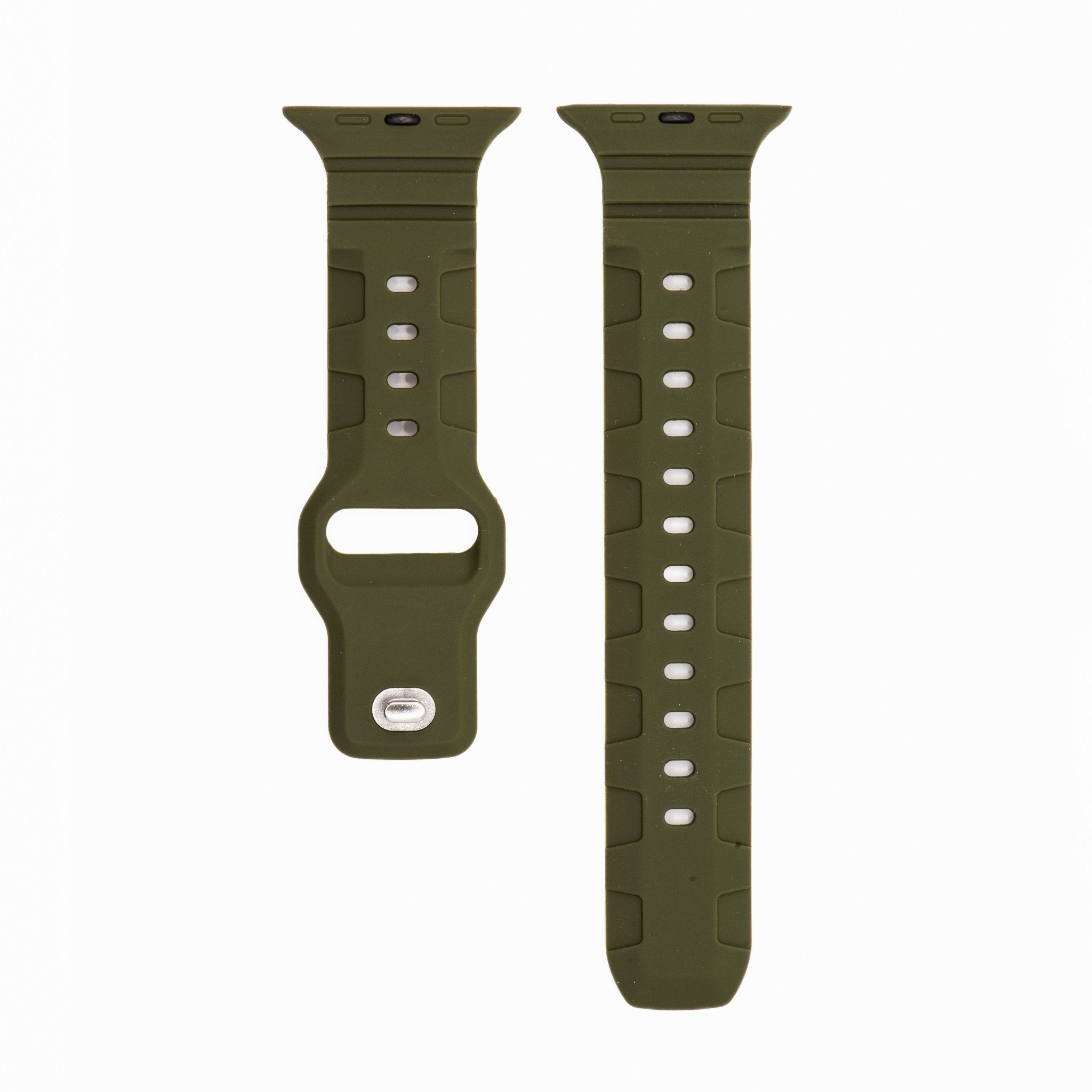 Silicone All-Terrain Band - For Apple Watch - Army Green