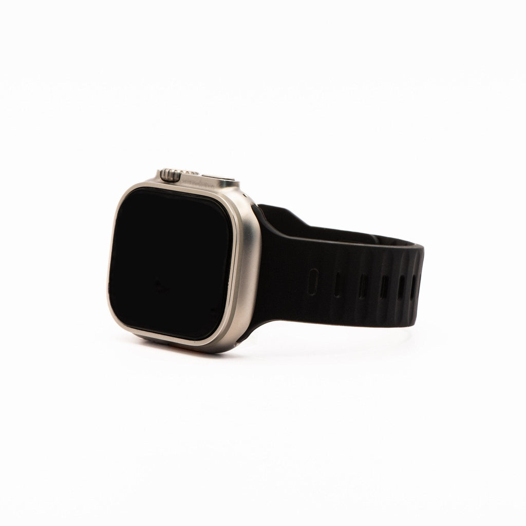 Silicone Groove Band - For Apple Watch - Black