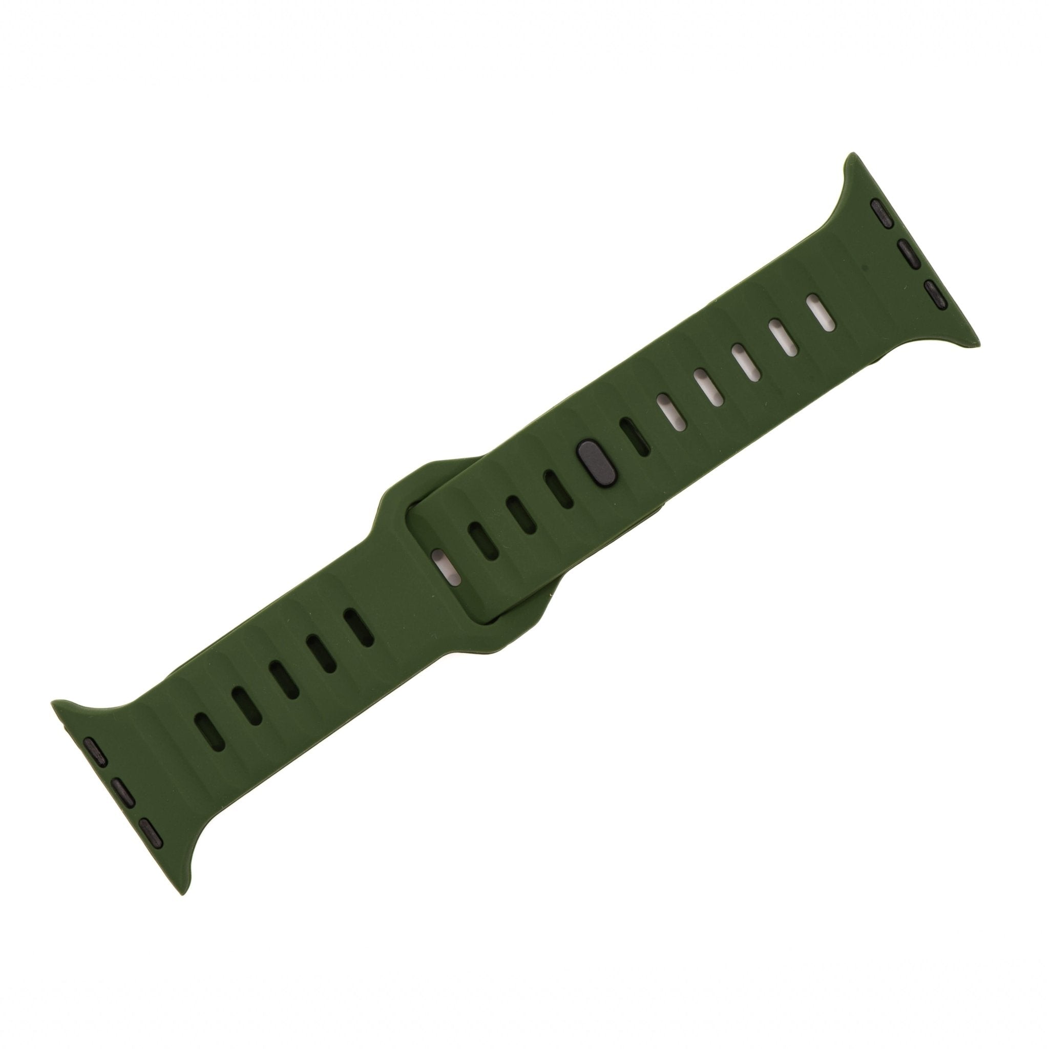 Silicone Groove Band - For Apple Watch - Green