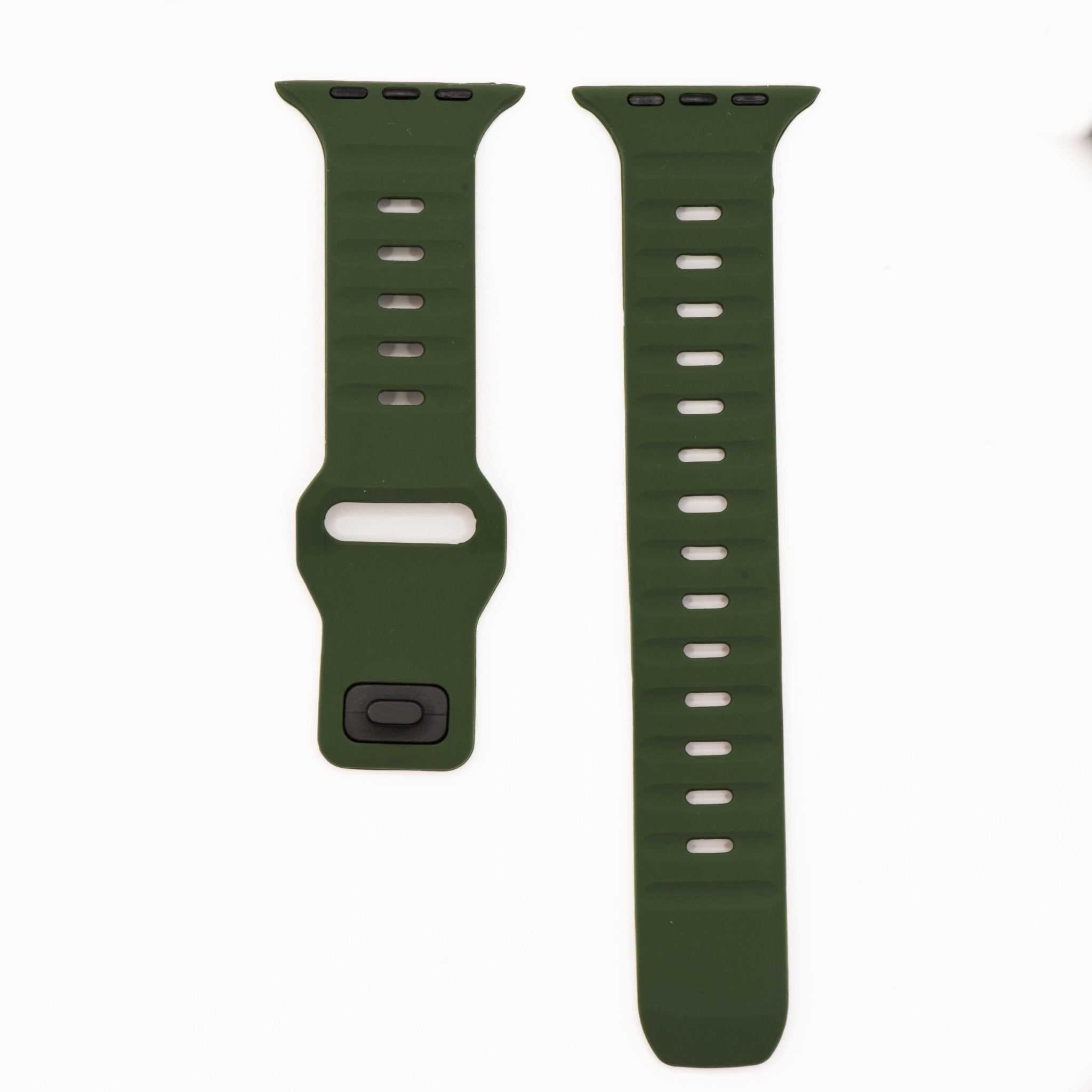 Silicone Groove Band - For Apple Watch - Green