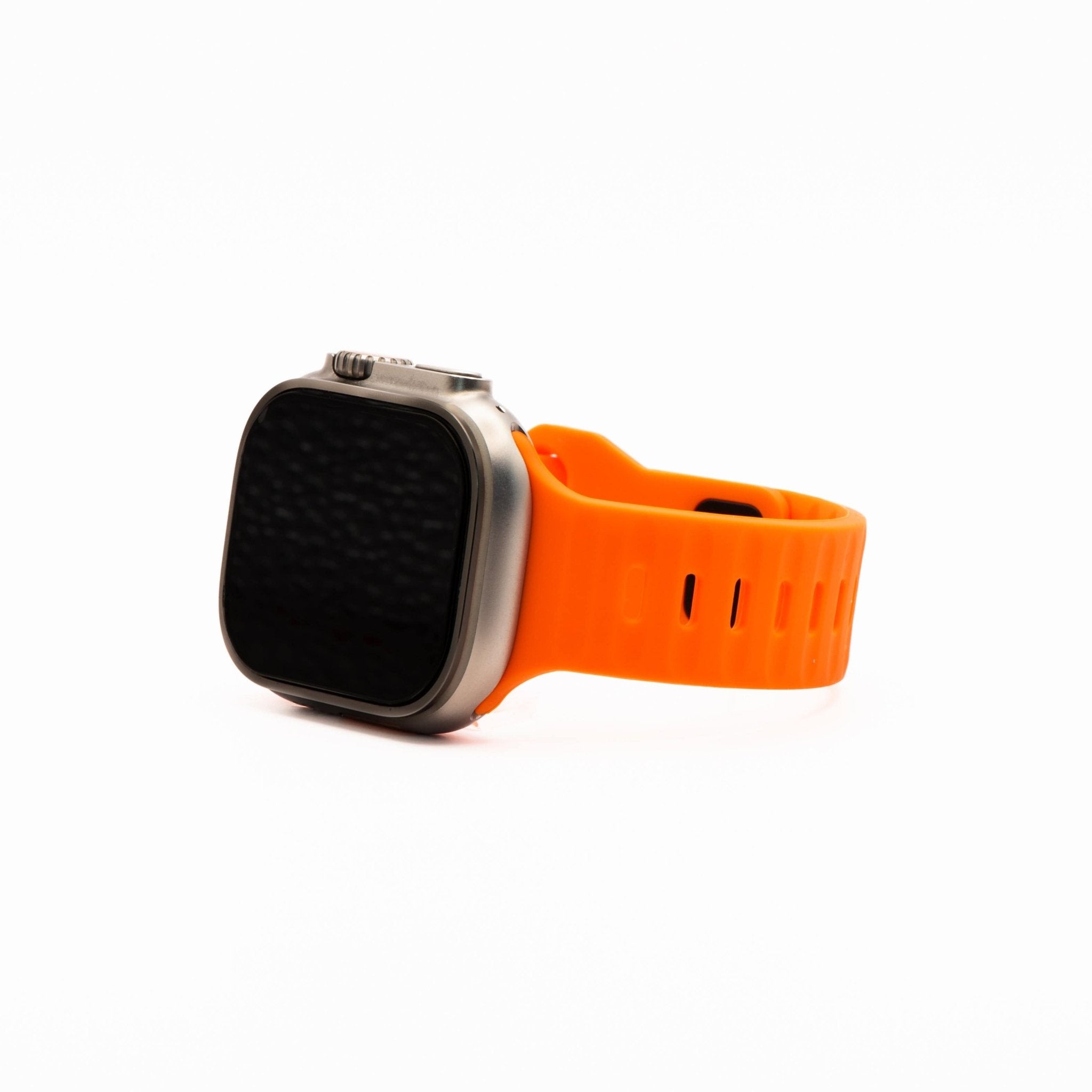 Silicone Groove Band - For Apple Watch - Orange