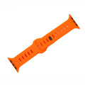 Silicone Groove Band - For Apple Watch - Orange