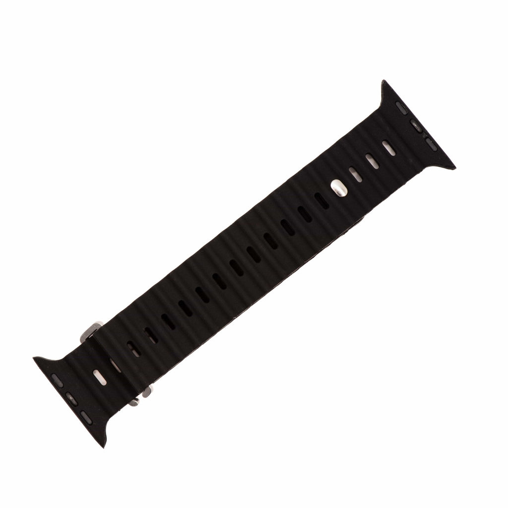 Silicone Oceanica Band - For Apple Watch - Black