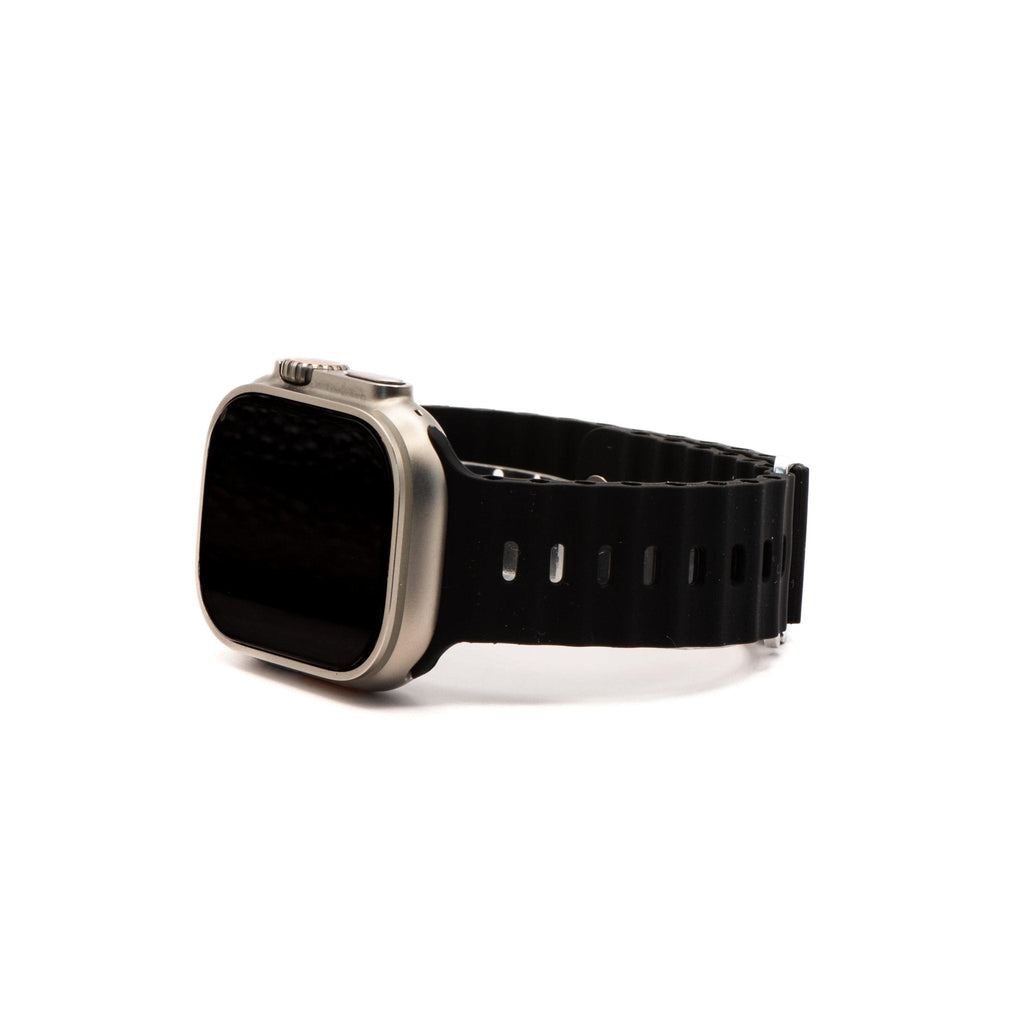Silicone Oceanica Band - For Apple Watch - Black