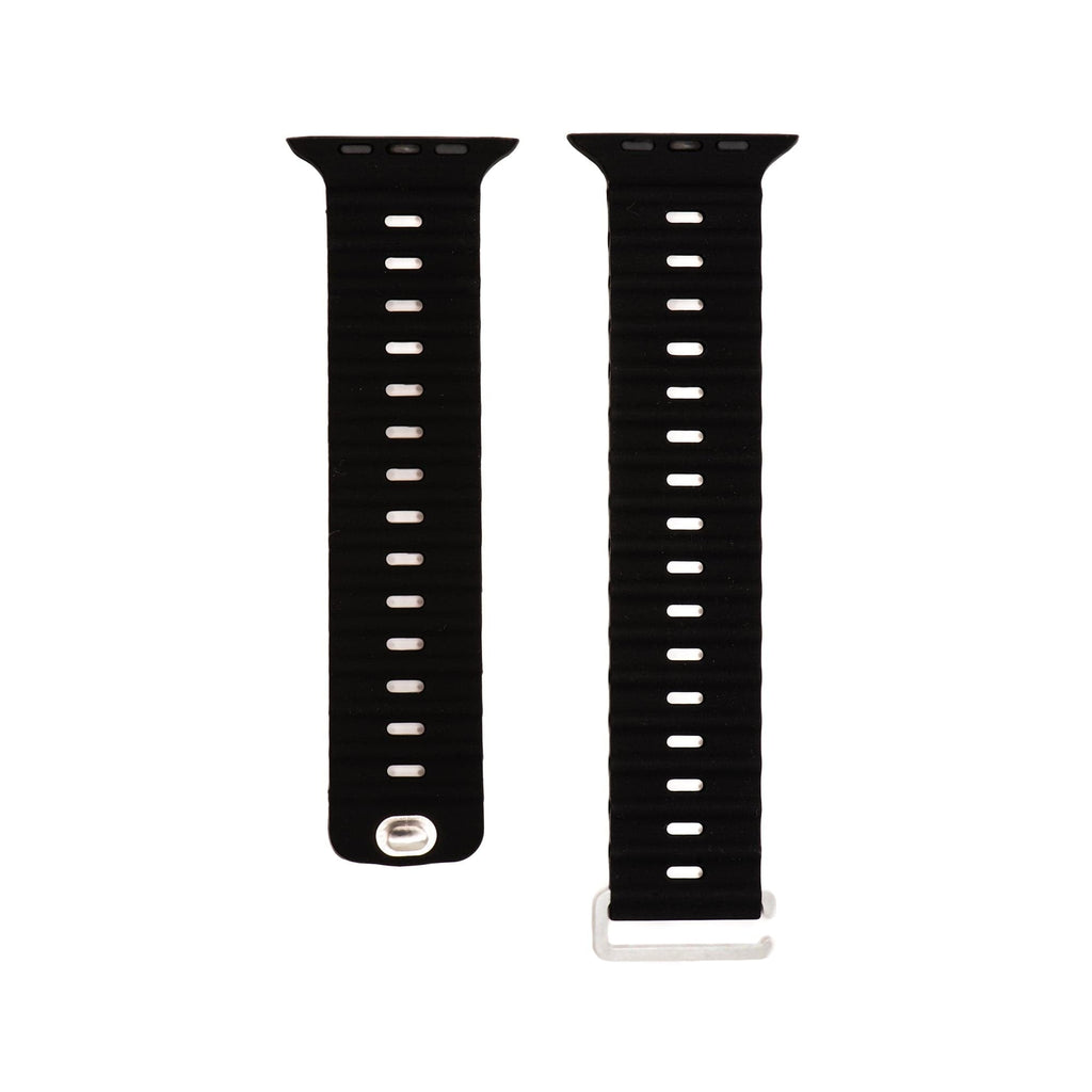 Silicone Oceanica Band - For Apple Watch - Black