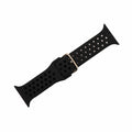 Silicone Sport Buckle Band - For Apple Watch - Blackout