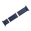 Silicone Wave Band - For Apple Watch - Navy Blue