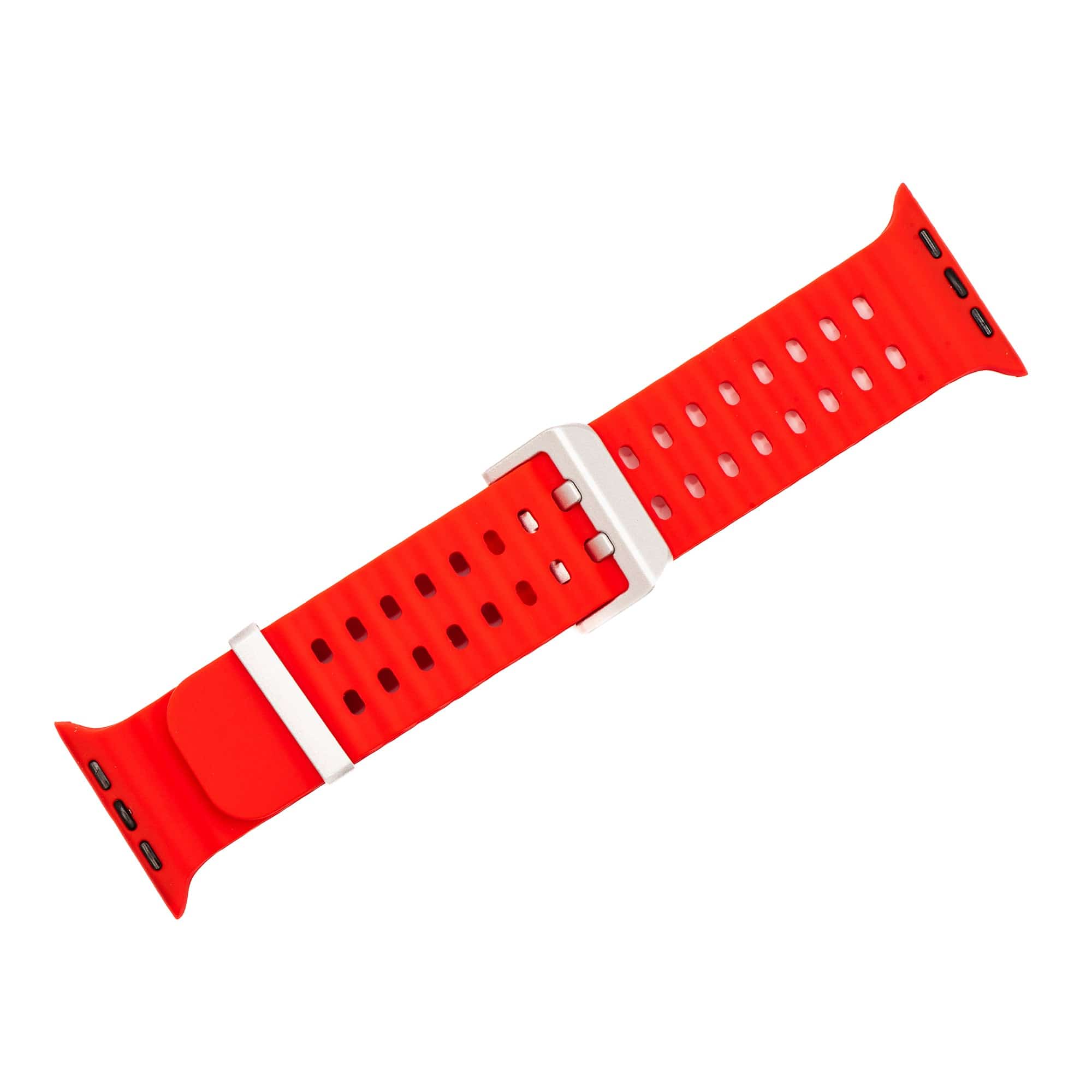 Silicone Wave Band - For Apple Watch ULTRA - Red