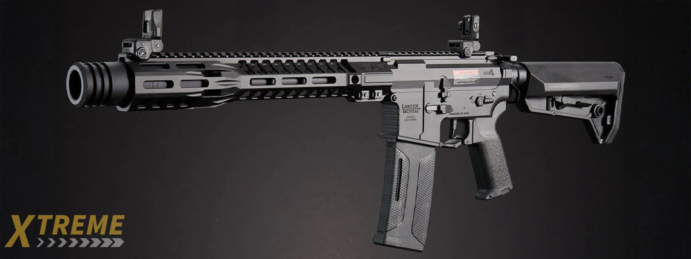 SLR 13" SD - Lancer Tactical Gen 4 AEG w/ Aster II Bluetooth ETU - (Black)
