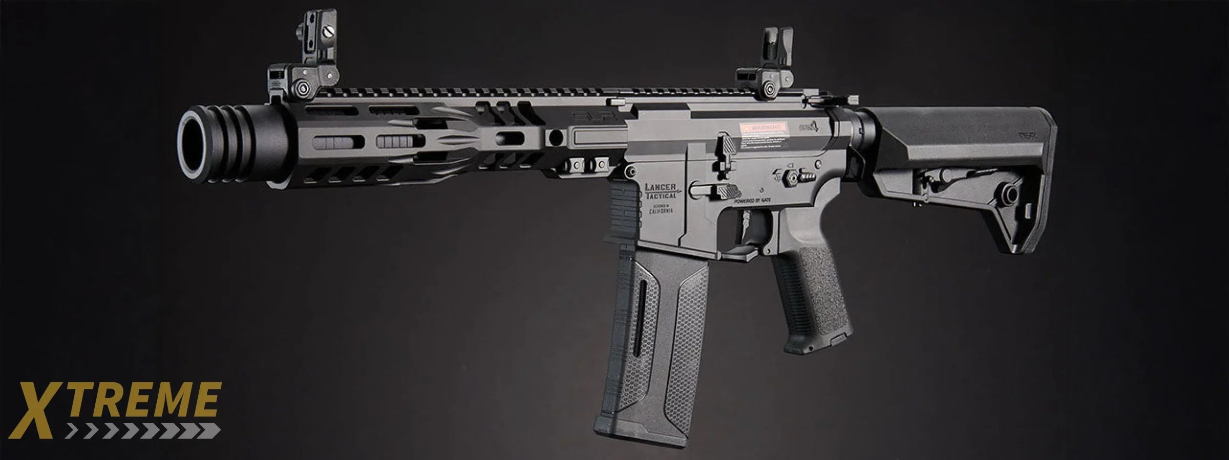 SLR 13" SD - Lancer Tactical Gen 4 AEG w/ Aster II Bluetooth ETU - (Black)