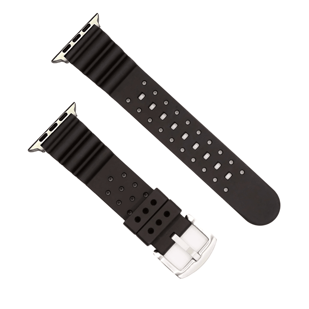 Sport Rubber Band – For Apple Watch - Black