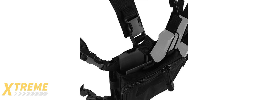 Strategic Style Tactical Chest Rig - Adjustable Modular Lightweight Load-Bearing Vest