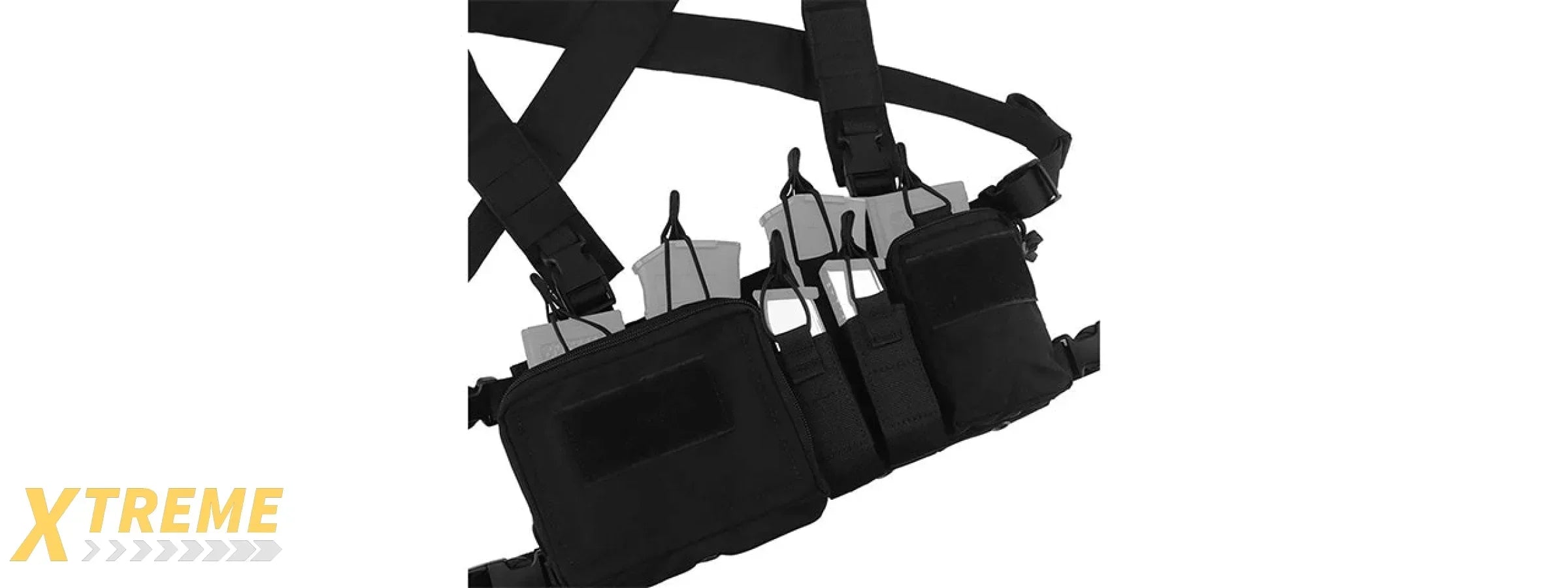 Strategic Style Tactical Chest Rig - Adjustable Modular Lightweight Load-Bearing Vest