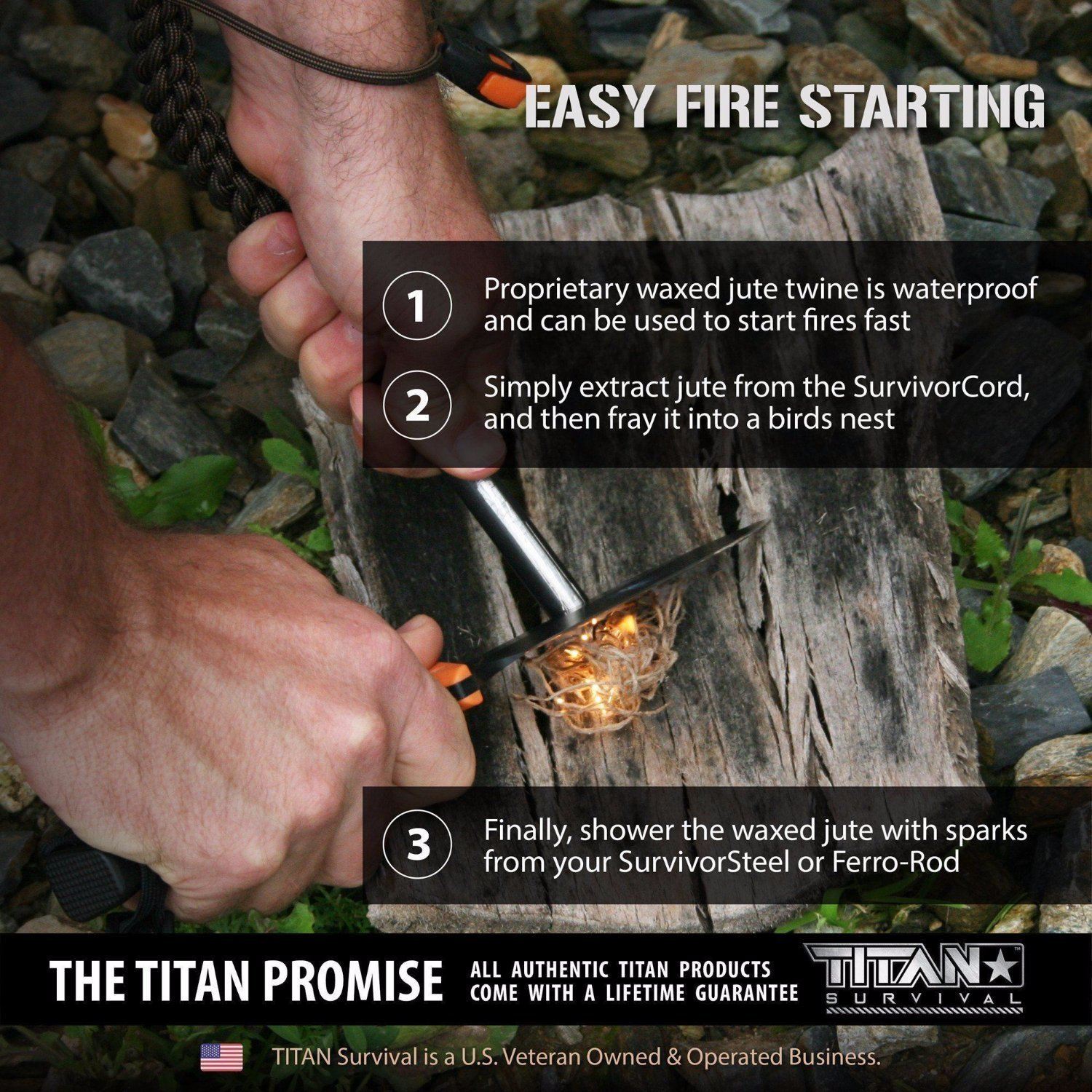 SurvivorCord | BLACK STEEL
