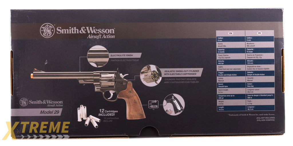 SW M29-6MM-BLUE FINISH 8 38 INCH BARREL