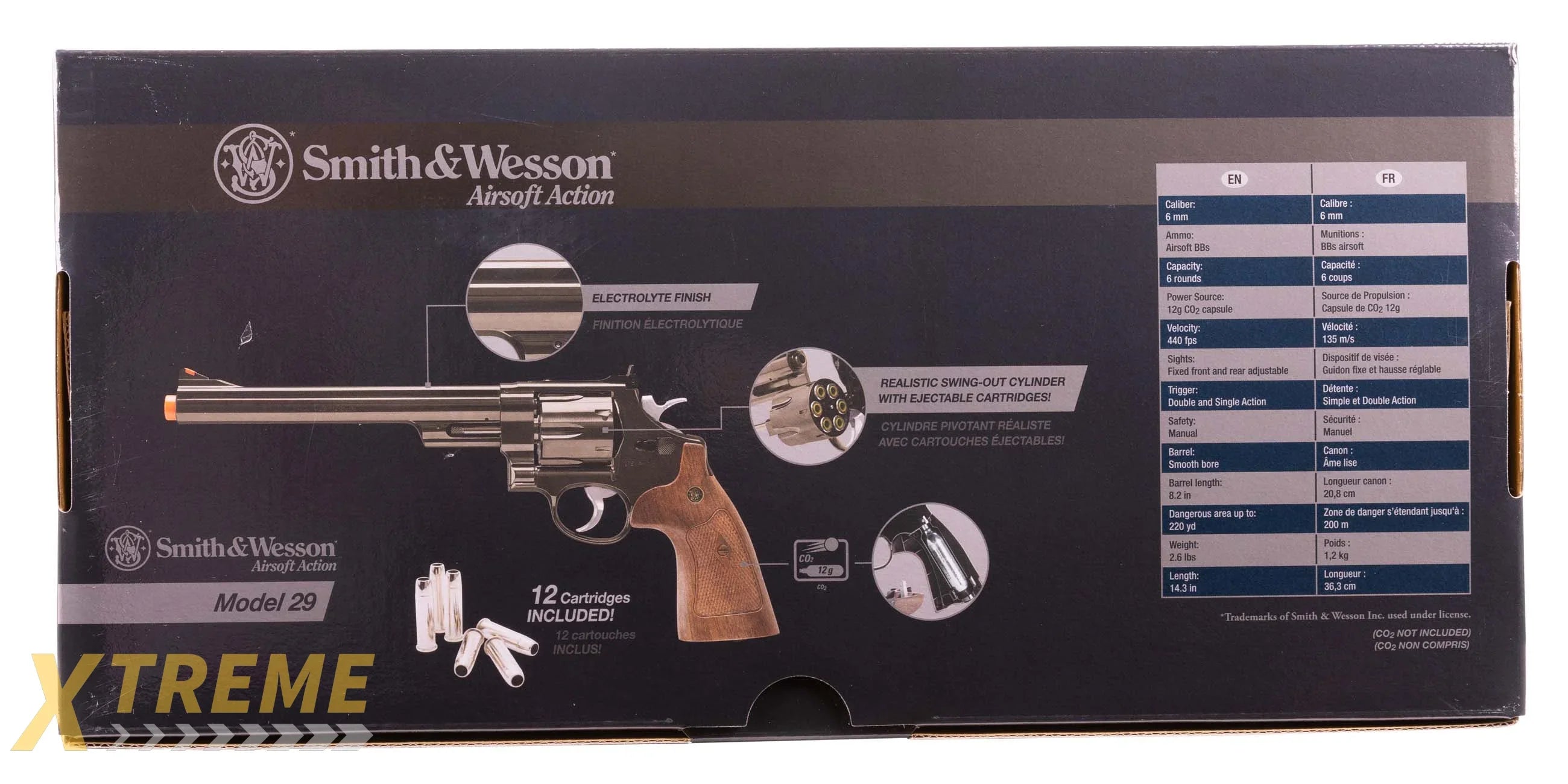 SW M29-6MM-BLUE FINISH 8 38 INCH BARREL