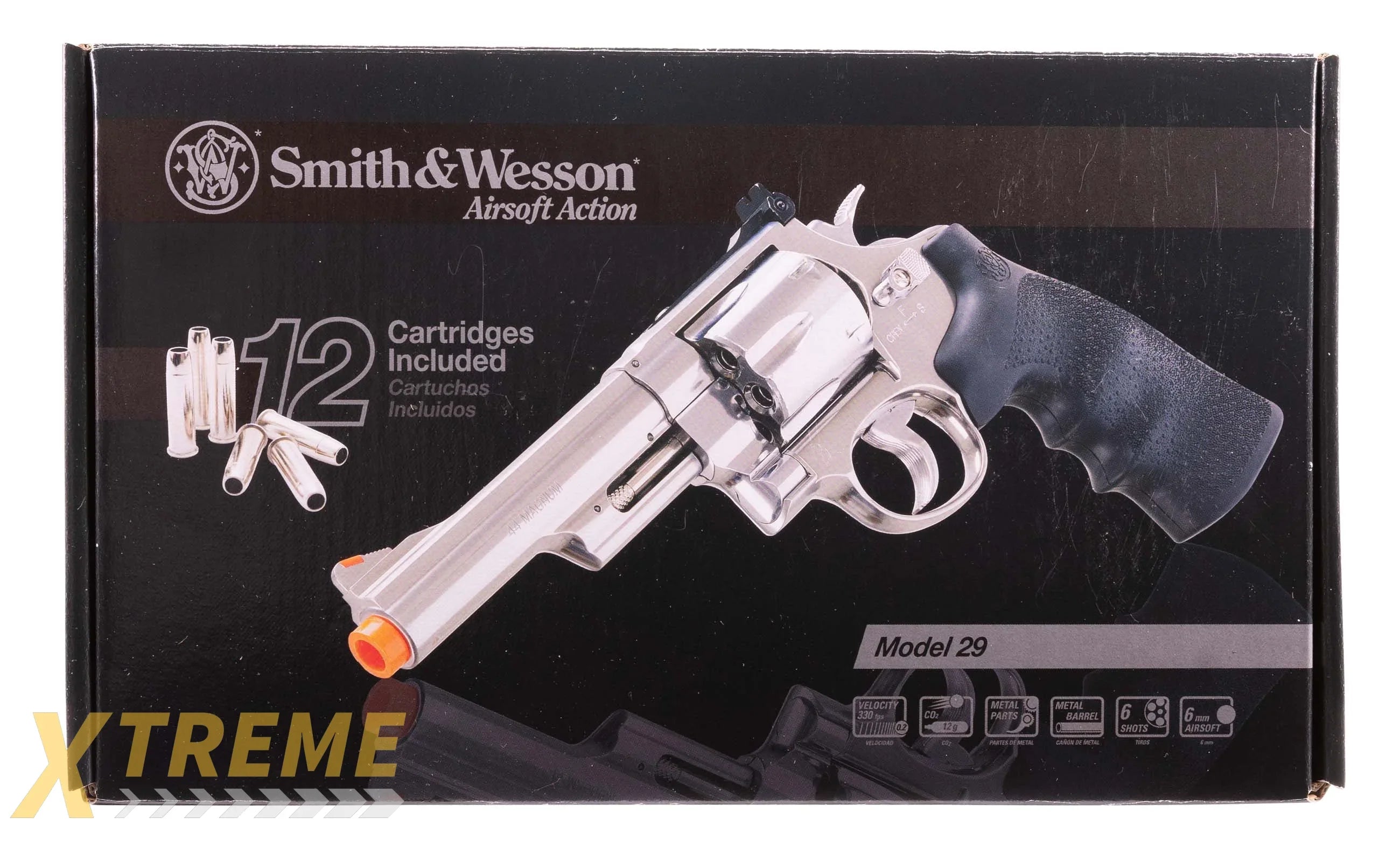 SW M29 CLASSIC-6MM-CHROME FINISH 5 INCH BARREL