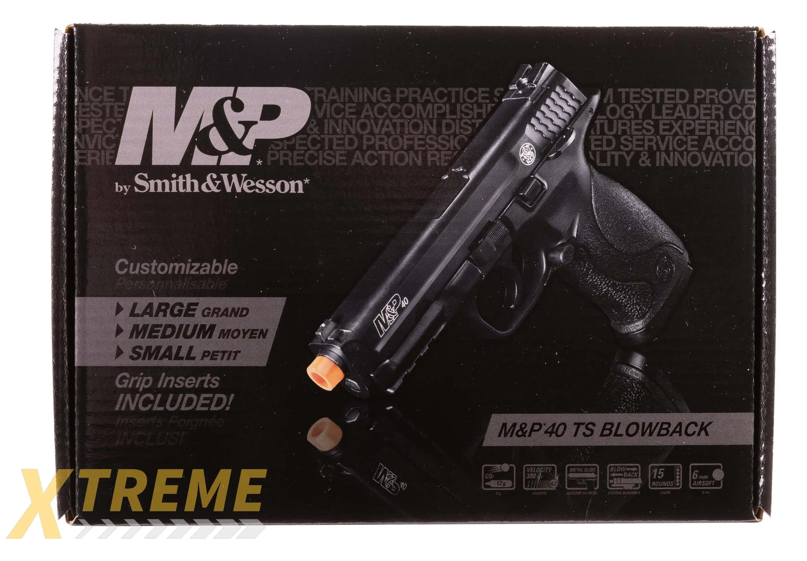 SW MP 40 - 6MM-BLACK