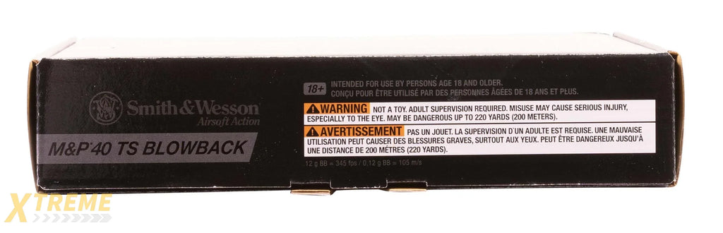 SW MP 40 - 6MM-BLACK