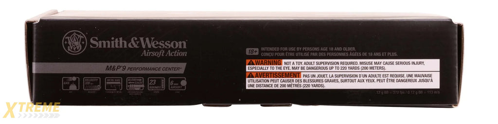 SW MP 9 PERFORMANCE CENTER GBB-6MM-BLACK