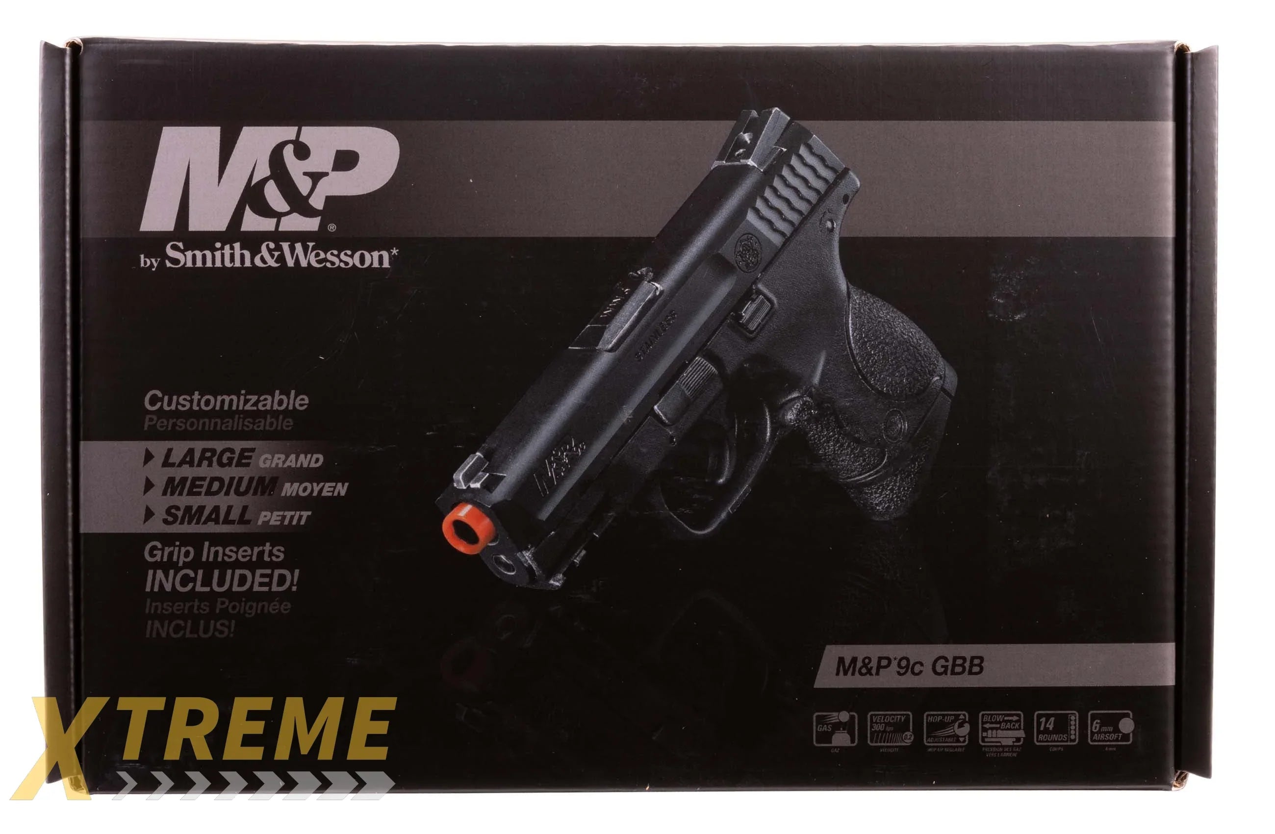 SW MP 9C GBB-6MM BLACK