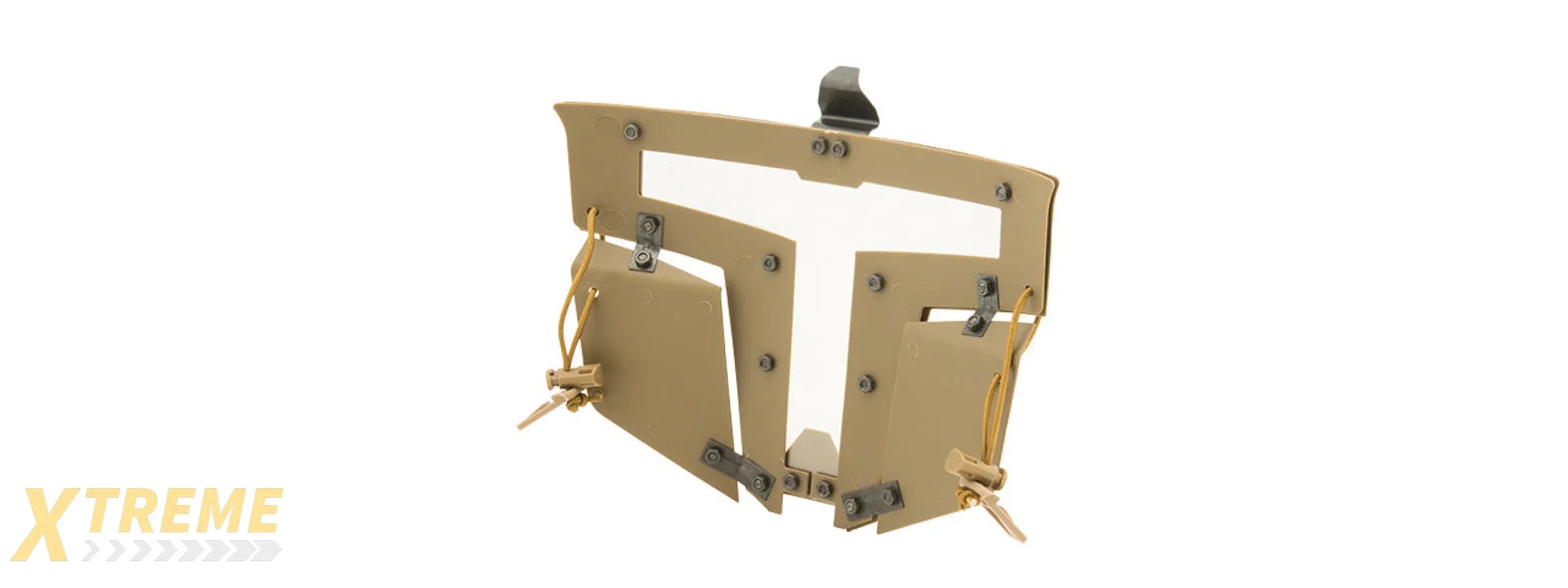 T-Shaped Windowed Attachment Face Mask For FAST/BUMP Helmets Tactical Modular Protection