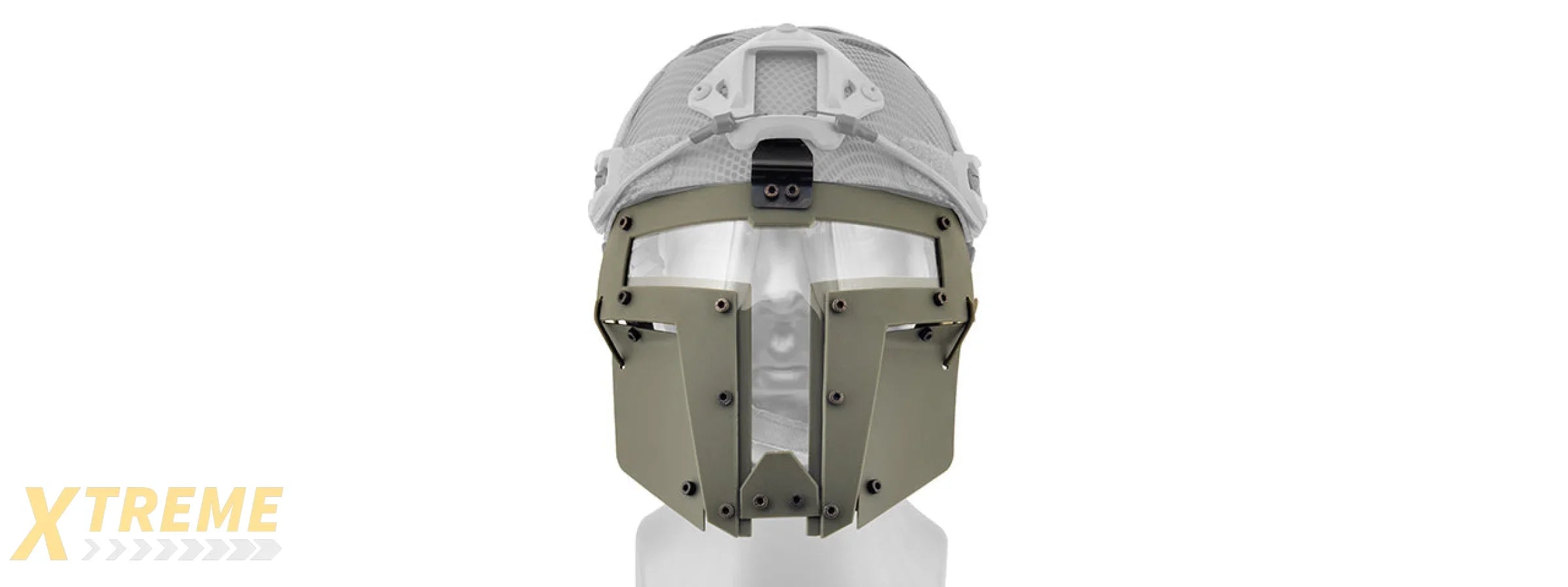T-Shaped Windowed Attachment Face Mask For FAST/BUMP Helmets Tactical Modular Protection