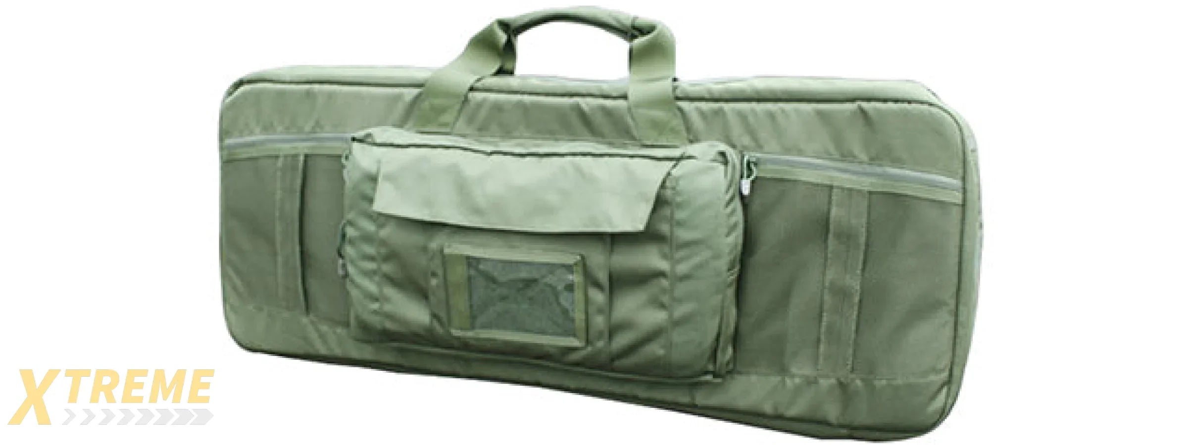 AMA COVERT DOUBLE RIFLE CARRYING CASE ZIPPERED POUCH FOR SECURE TRANSPORT