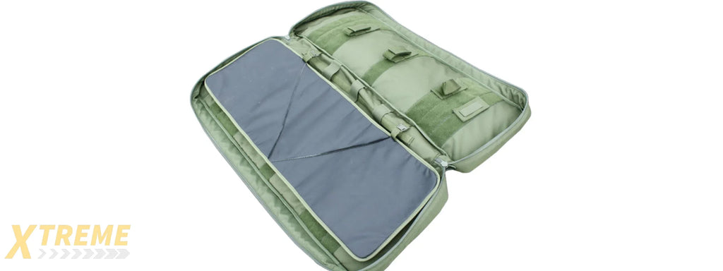 AMA COVERT DOUBLE RIFLE CARRYING CASE ZIPPERED POUCH FOR SECURE TRANSPORT