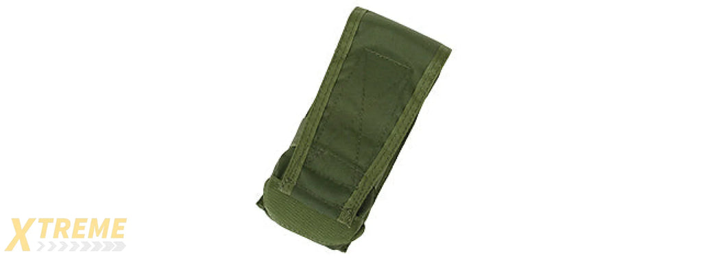 T2491-G DOUBLE M4 MOLLE VERTICAL MAGAZINE POUCH - OLIVE DRAB