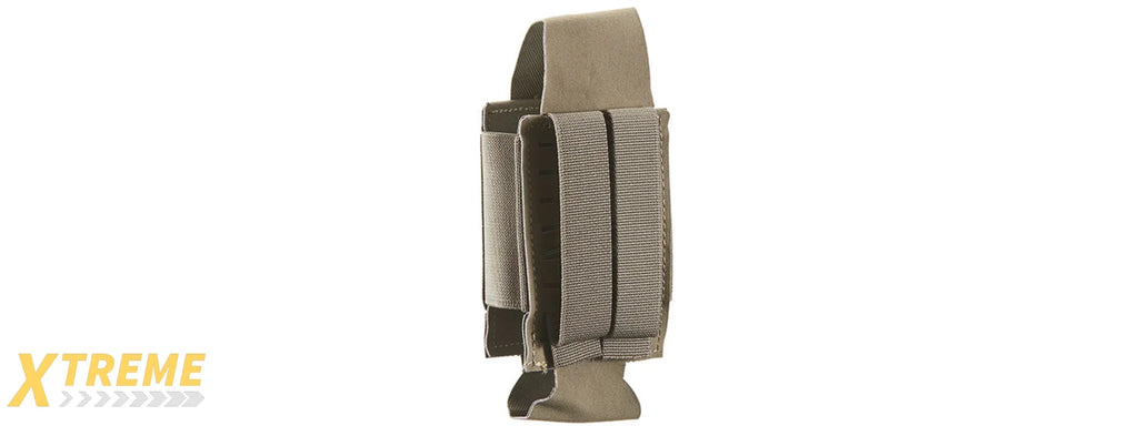 Tactical Airsoft Smoke Bomb Pouch - MOLLE Compatible Carrier for Grenades & Canisters