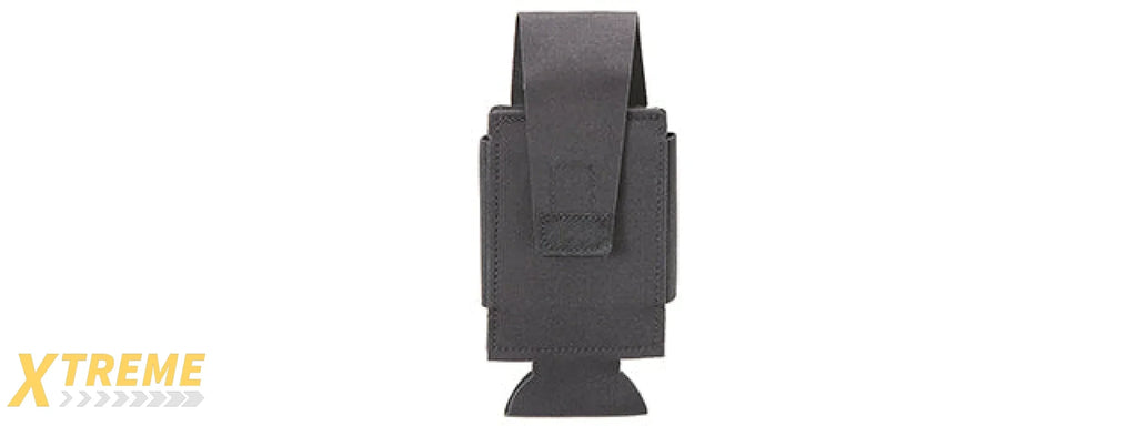 Tactical Airsoft Smoke Bomb Pouch - MOLLE Compatible Carrier for Grenades & Canisters