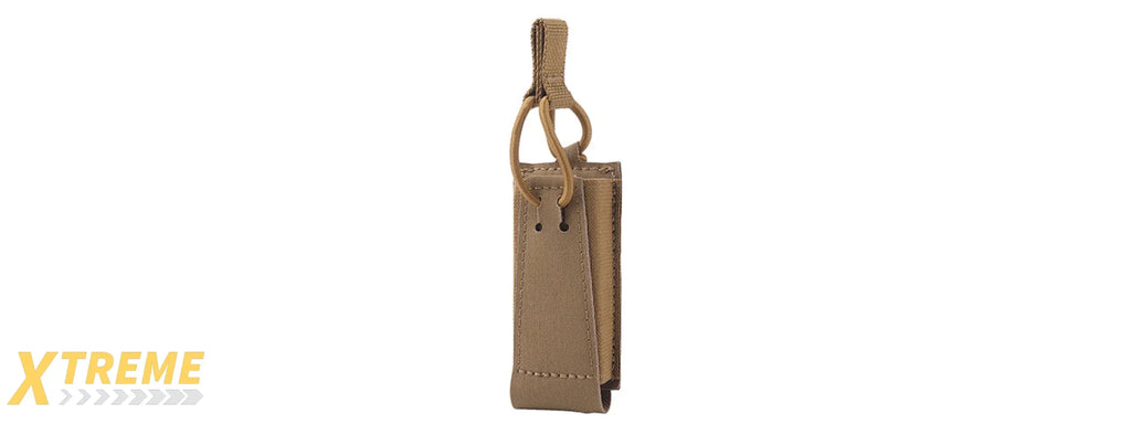 Tactical Assaulter Single Pistol Mag Pouch - MOLLE-Compatible Durable Field Accessory